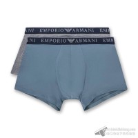 Quần lót nam Emporio Armani Endurance Stretch Cotton Trunk 2-pack Grey/Blue
